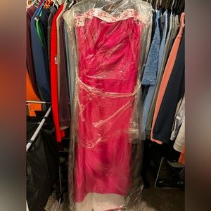 Pink Bridesmaid Dress Alfred Angelo Size 14